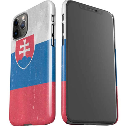 Slovakia Flag Distressed iPhone 11 Pro Lite Case